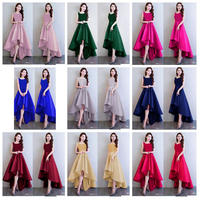 DRESS JIALING / DRESS SATIN BRUKAT MERMAID / DRESS PESTA DRESS MURAH DRESS PARTY DRESS KONDANGAN DRE