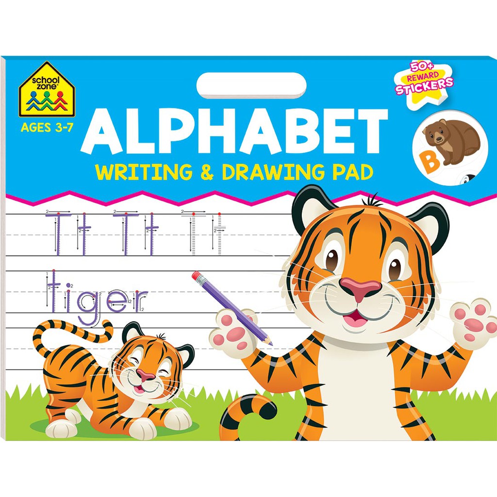 Buku School Zone Alphabet Writing &amp; Drawing Book Bk0060