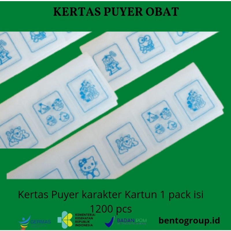 kertas Puyer Karakter Kartun