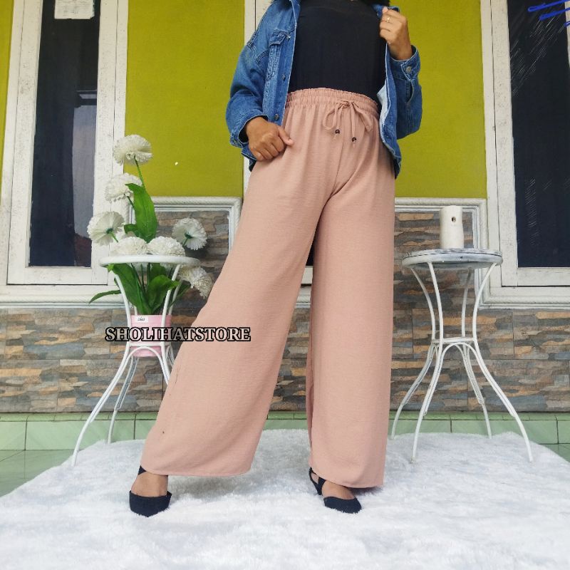 KULOT CRINKLE AIRFLOW IMPORT PREMIUM FIT XXL PINGGANG HIGHT WAIST TALI SERUT/ CELANA KULOT PANJANG  KRINGKEL PREMIUM SIZE XL SIZE XXL / DAILY CULLOTE HIGHWAIST / KULOT AIRFLOW / KULOT RUBY CRINKLE CULLOTE PANTS JUMBO / KULOT POLOS JUMBO / SHOLIHATSTORE