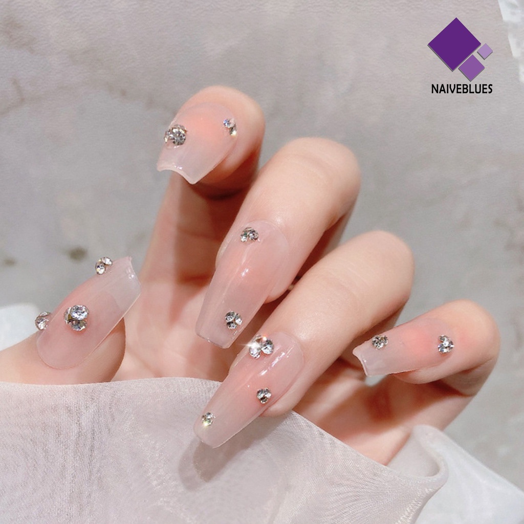 Naiveblue 1000Pcs Charms Berlian Imitasi Mini 3D Untuk Dekorasi Nail Art Charms