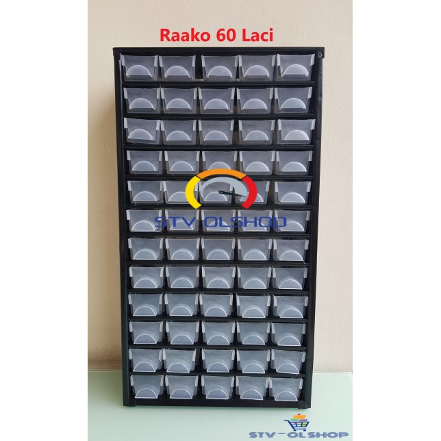 Racco / Rak Komponen 60 Laci Export Quality