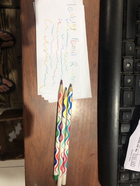Pensil warna rainbow sisa export ke amerika usa-3