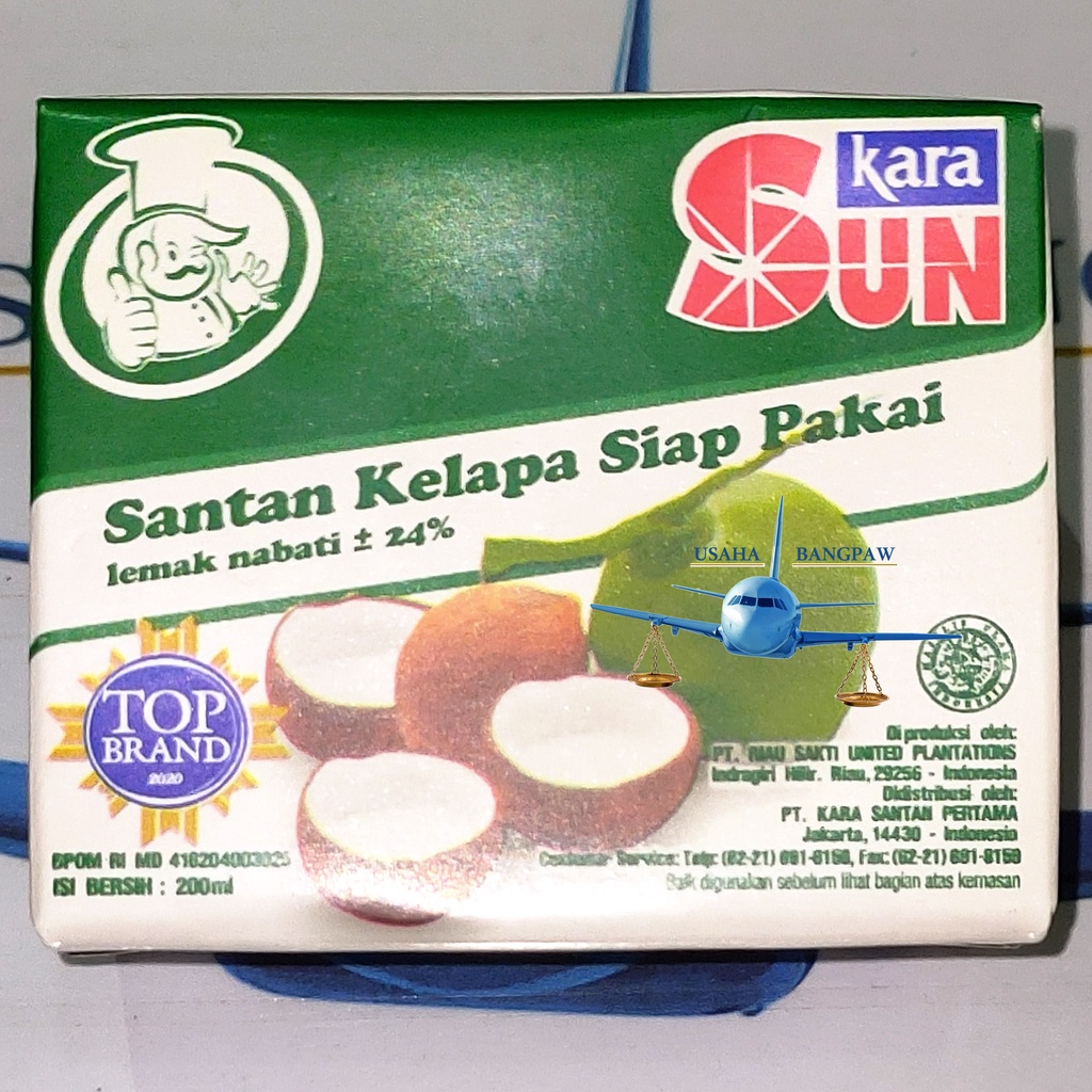 

Sun Kara Santan Kelapa Cair 200ml