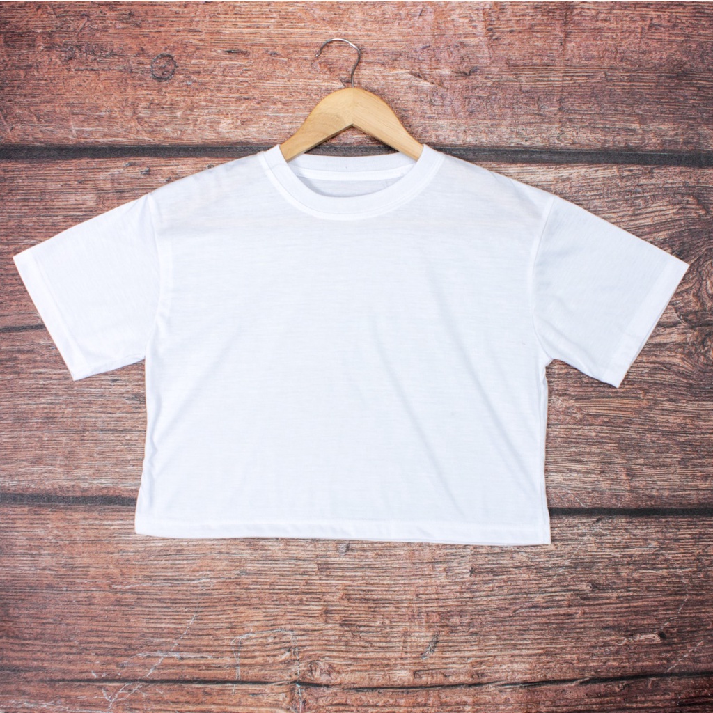 TokoMilkan - Kaos Crop top Wanita Polos Oneck Katun | Kaos Oblong CEWEK Adem