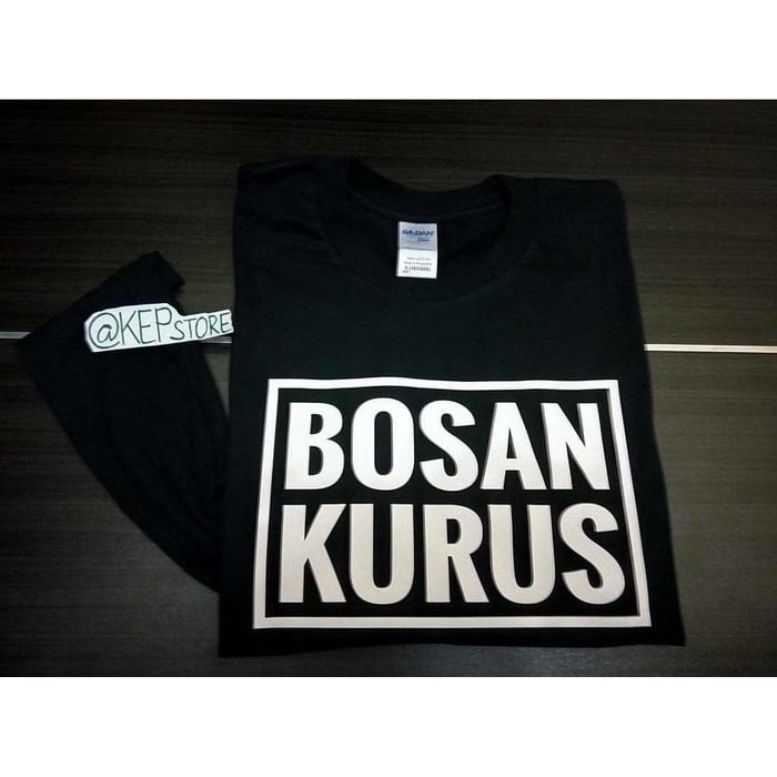 Kaos Tshirt Baju Combed 30S Distro Bosan Kurus