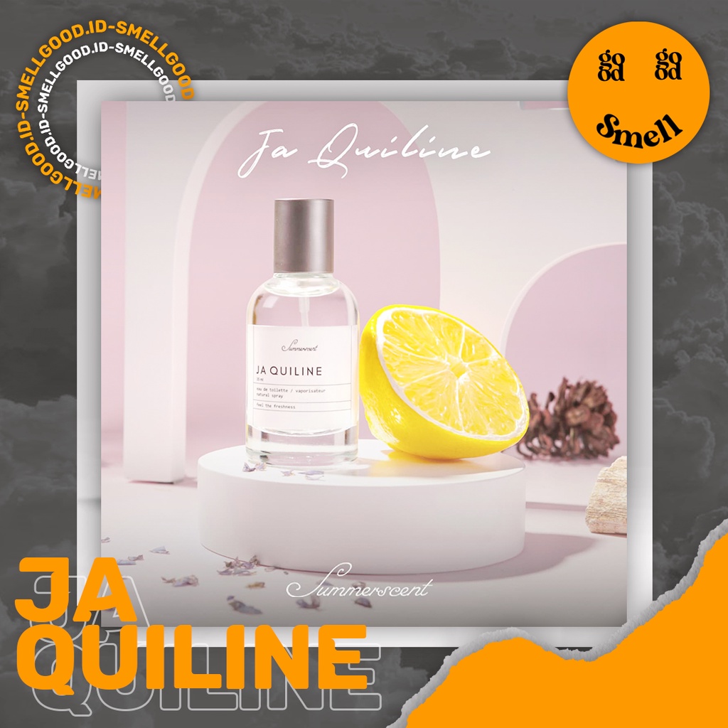 Parfum Summerscent JA QUILINE Natural Bpom 35ml Perfume Farfum Fashion Badan Tubuh Body Unisex Pria 