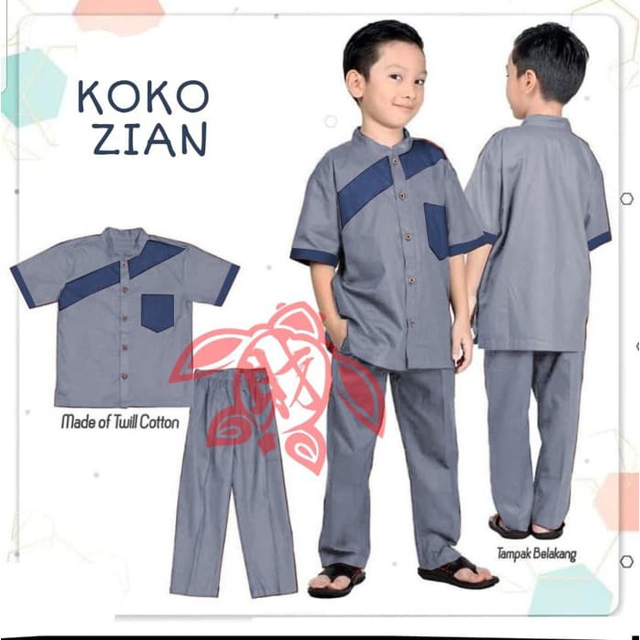 Setelan Koko Anak  Halilintar Setelan Baju  Koko Anak  Baju  