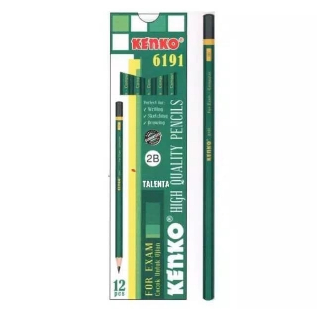 

Kenko Pensil 2B 6191 - Pensil Serut