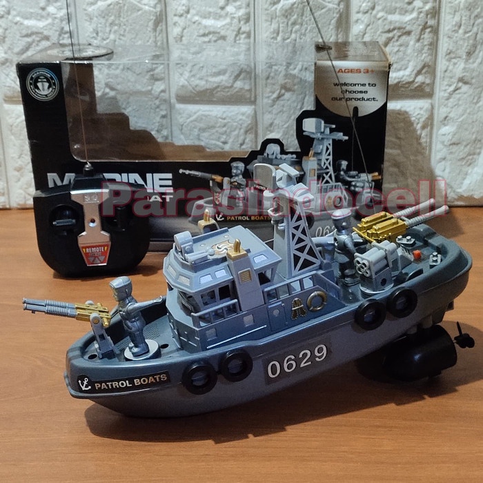 Promo Rckapal- Rc Kapal Patroli Marine Remote Control Kapal Laut -Kapal Rc