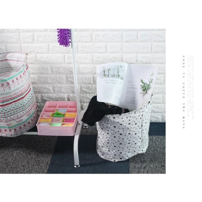 Keranjang Kanvas / Storage Bin / Laundry Bag / Toy Storage Canvas Bin Kualitas Terjamin