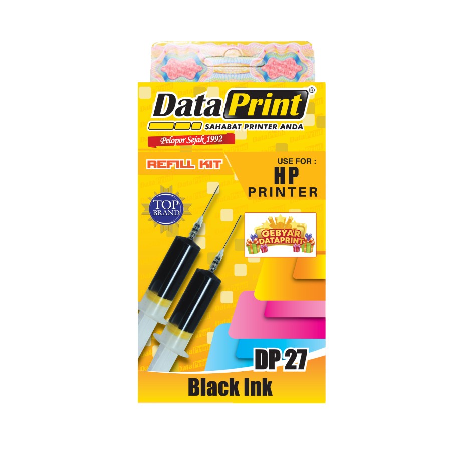 DataPrint DP 27 Tinta Refill For HP - Hitam