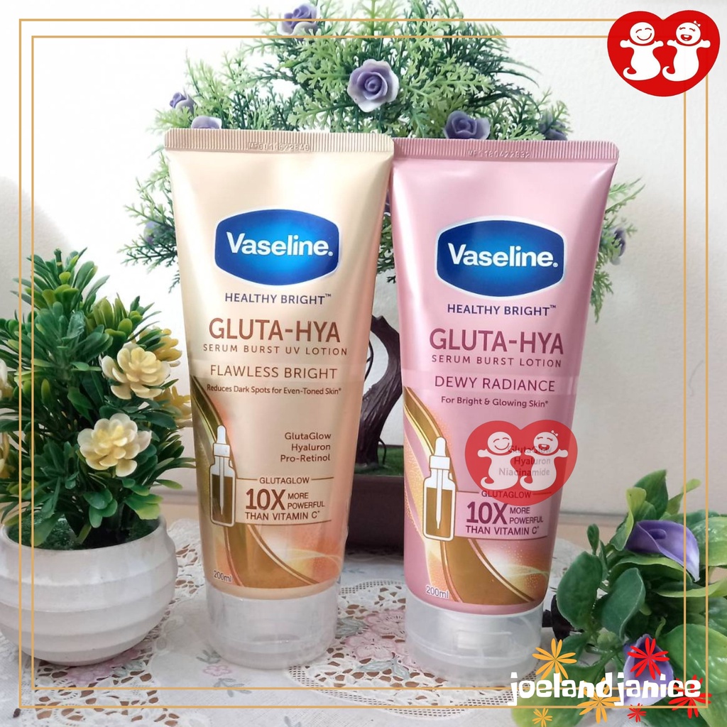 Vaseline Healthy Bright Gluta-Hya Serum Burst UV Lotion 200ml