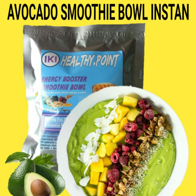 Avocado smoothie bowl 36gr / smoothie bowl terlaris / hilo