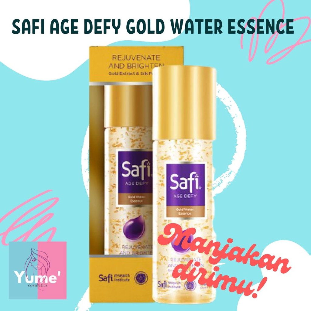 SAFI AGE DEFY GOLD WATER ESSENCE|Serum| Cleanser| Elixir| Night Cream|Day Emulsion|Refiner |CC Cream