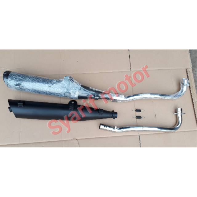 Knalpot Racing Bobokan Supra X Lama Model Tsukigi