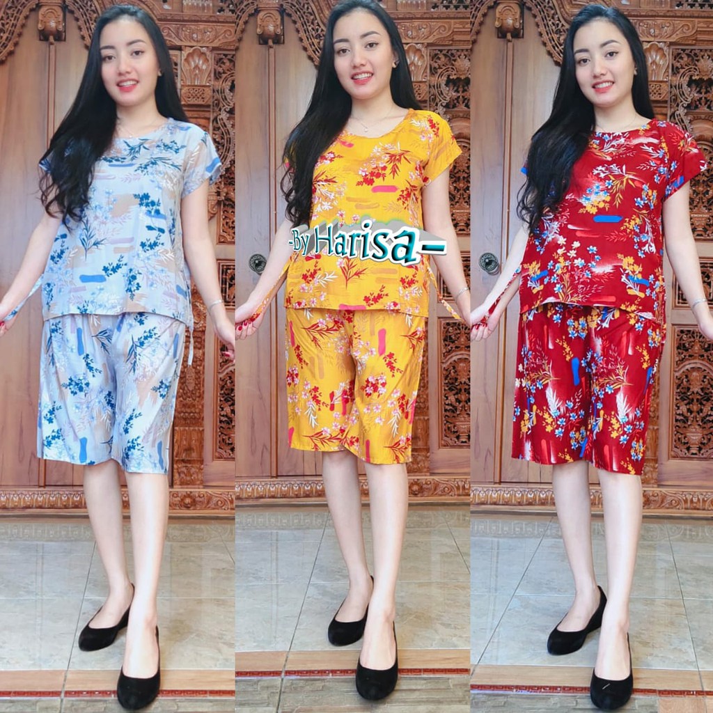 Piyama Pendek Lily Rayon Super 03