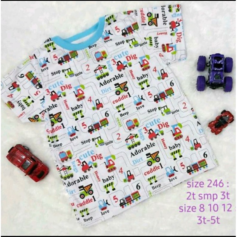 Kaos anak cowok 1-6 tahun