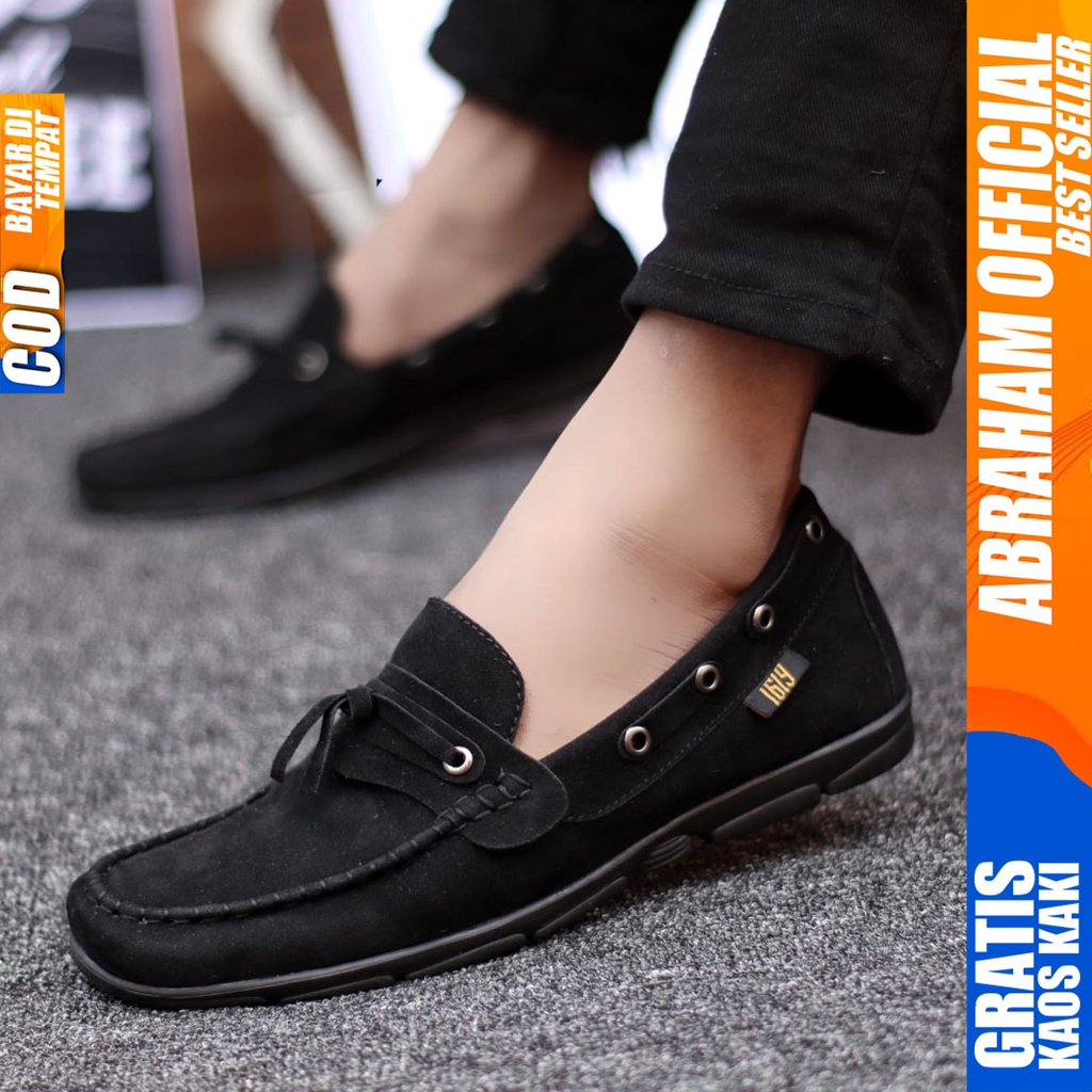 Abraham Titan - Sepatu Slip On Pria Casual