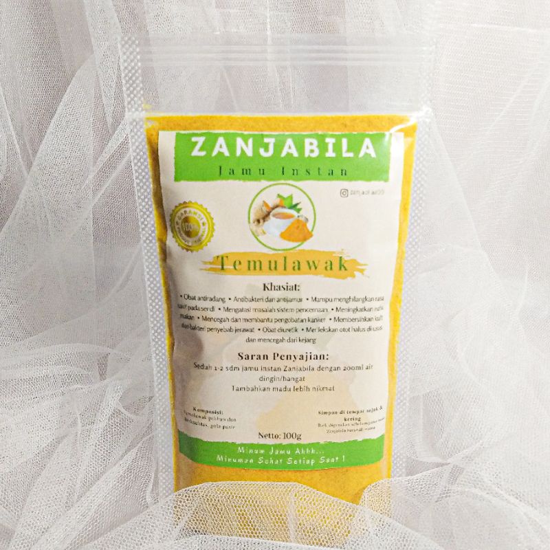 

Jamu Instan 》 Zanjabila 》 Temulawak 》 Rempah