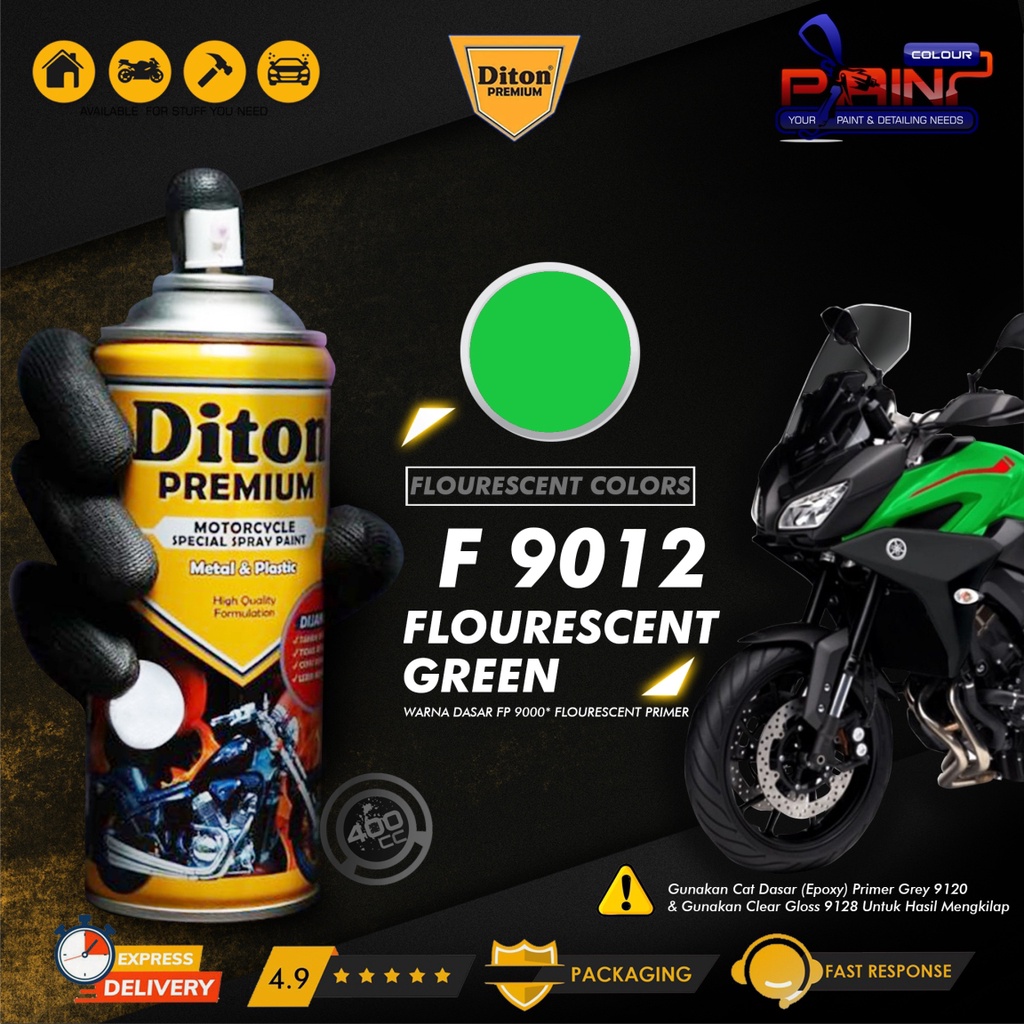 Diton PREMIUM 9012** Fluorescent Green Cat Semprot