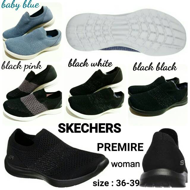 Sepatu Skechers Premire Woman Slip On Murah Dan Terbaru Original