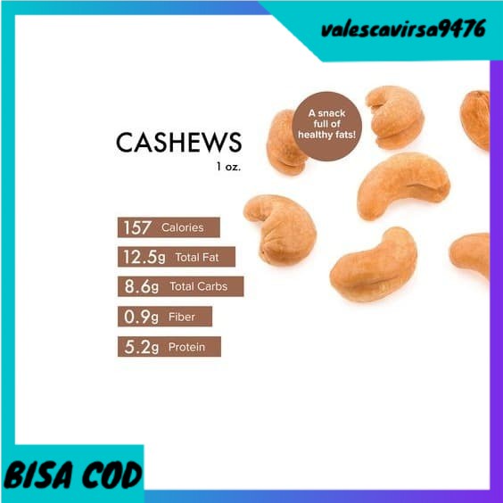 

⭐BISA COD⭐ Kacang Mede (Cashew) 500 gr