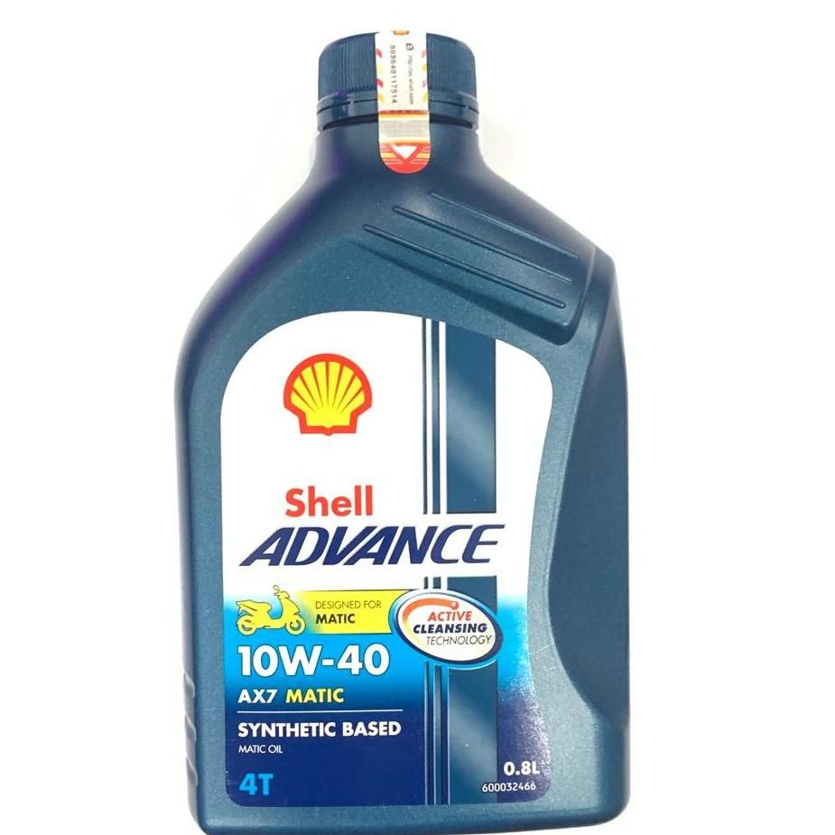 [[BISA COD]] OLI SHELL MATIC ADVANCE AX7 4T SCOOTER 10W40 VARIO 125 BEAT HONDA