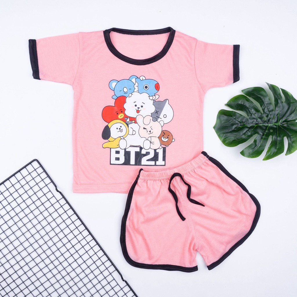SETELAN CUPA BAJU ANAK KARAKTER DORAEMON MICKEY-3