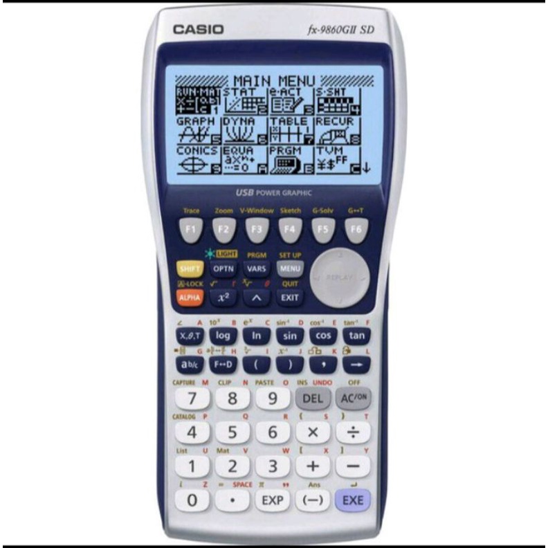 

CASIO FX-9860 GII SD - Kalkulator Graphic Scientific/Ilmiah