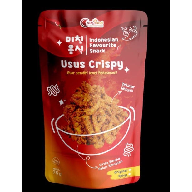 

USUS CRISPY BY CRAZY FOOD|| DISTRIBUTOR RESMI‼️