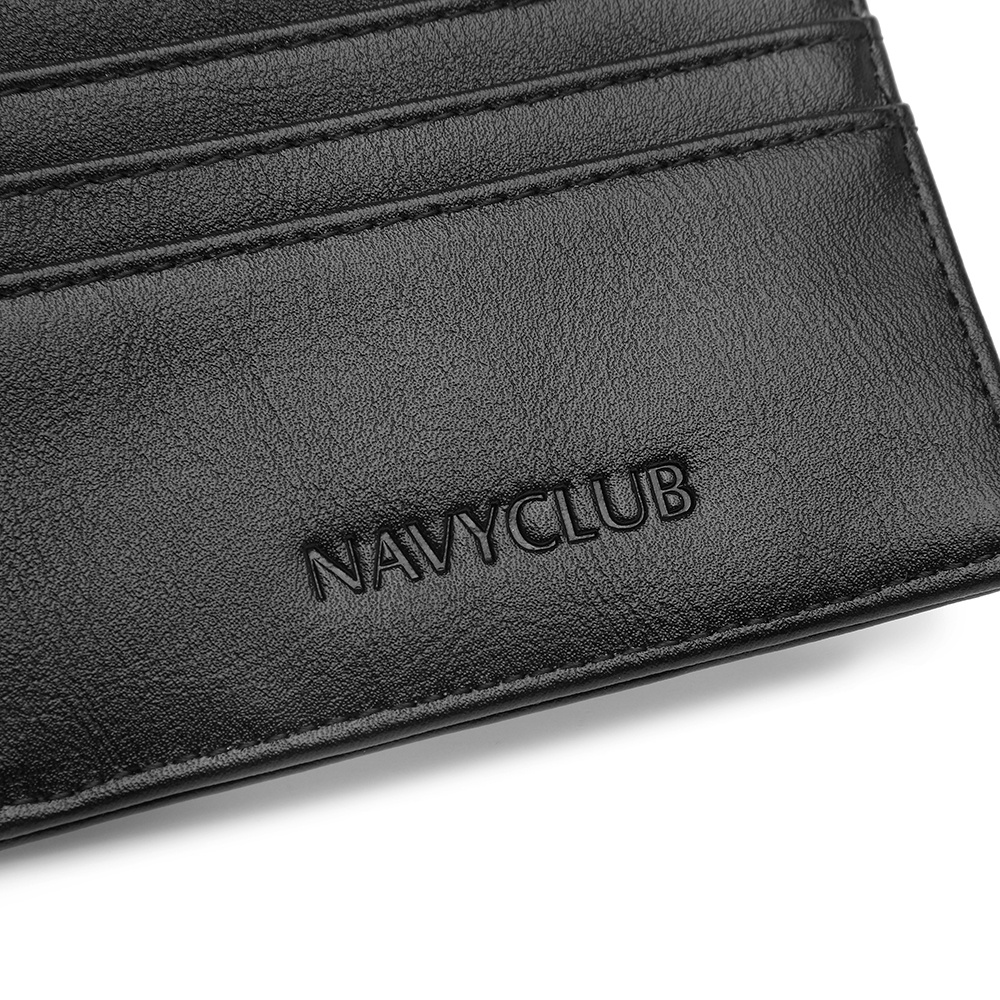Navy Club Valve Dompet Pria Lipat Dompet Kulit Sintetis - Free Box Exclusive-5