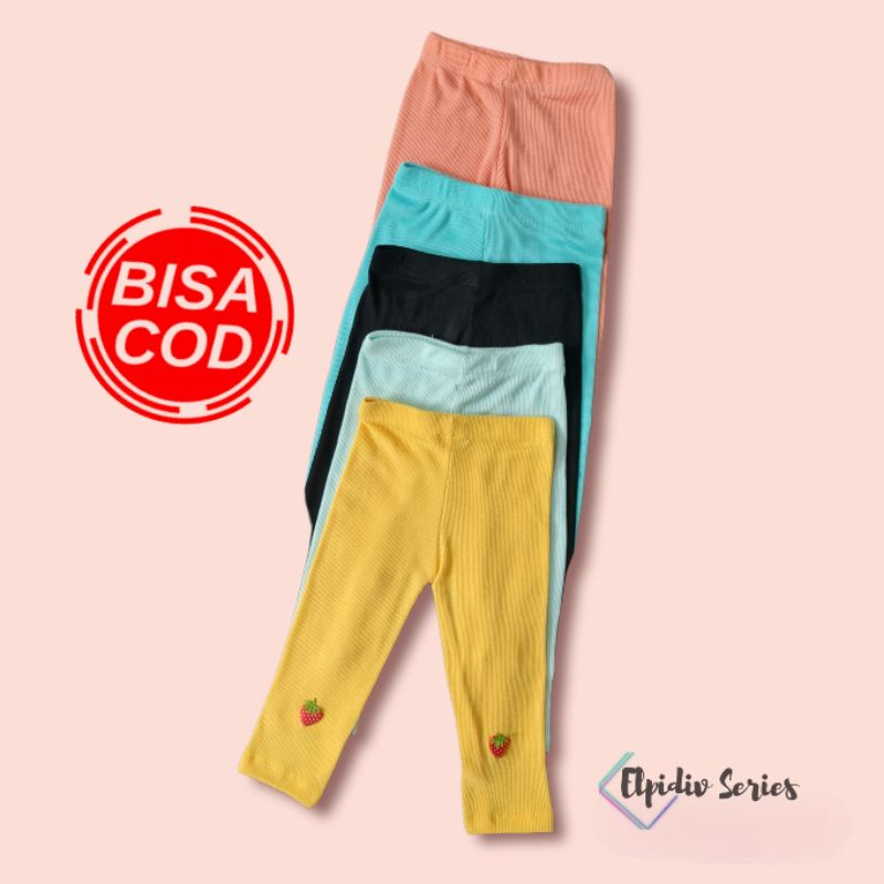 Legging Anak Balita Strobery 1thn s.d 3thn/Celana Anak Balita Wanita