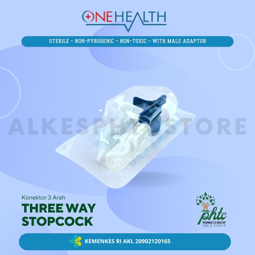 ONEHEALTH 3-Three Way Stopcock l Three Way Stopcock Onehealth l 3 Way Stopcock