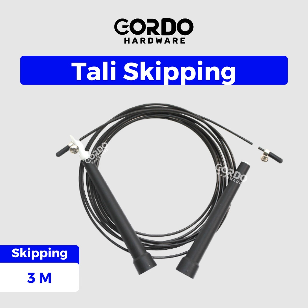 Forearm Power Wrist / Power Wrist Forearm / Exercse Hand Grip 20 KG / Alat Fitness Olahraga Tangan-TALI SKIPPING - 3M