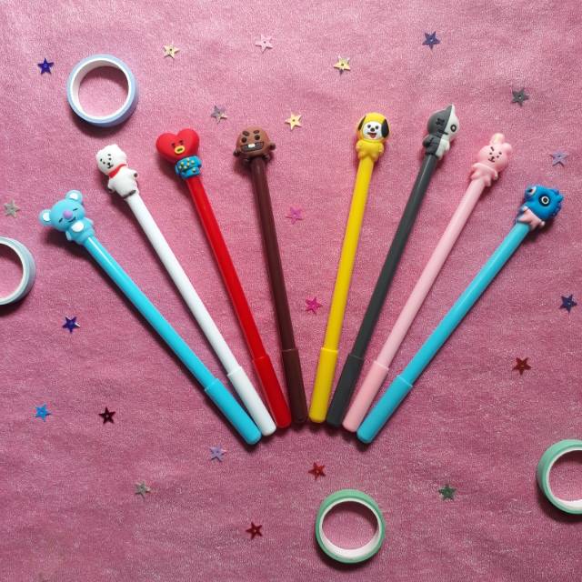 

Pulpen Gel / Ballpoint Motif BT21