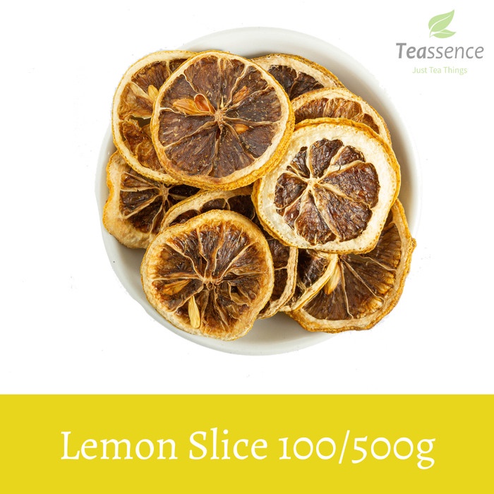 

ORIGINAL MURAH Dried Lemon Slice / Lemon Slice Kering / Teh Herbal Bulk 100g/500g - 100g