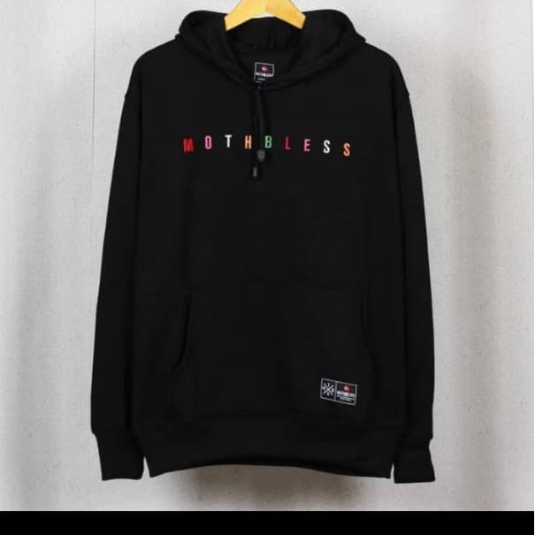 Produk Terbaru Sweater Hoodie Fashion Branded Mtdh Bless Pria Wanita Black Premium - Putih, S