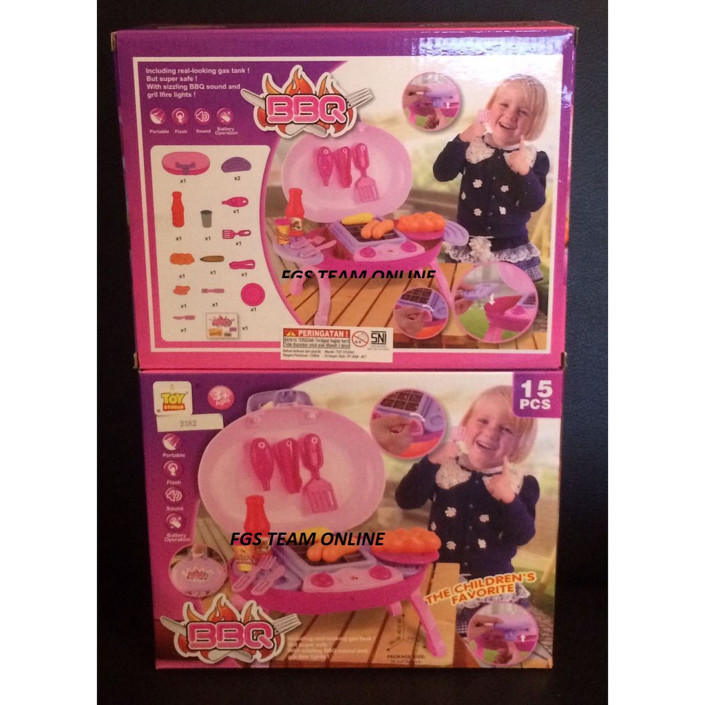MAINAN ANAK BBQ MINI SET/MAINAN JUAL JUALAN BBQ MINI SET/PLAYSET BBQ