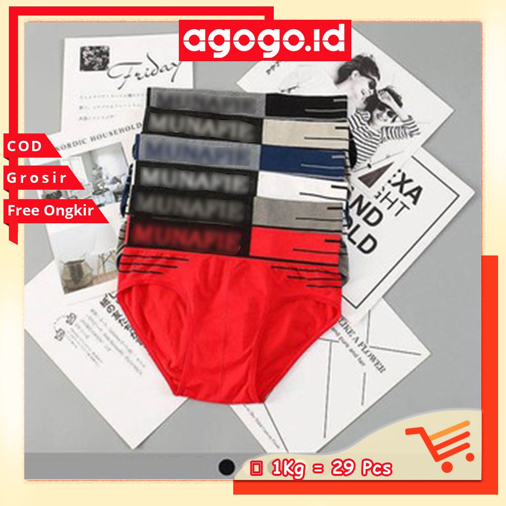 AGG-229 Celana Dalam Pria / CD Munafie Pria Model Baru Munafie Underwear Impor