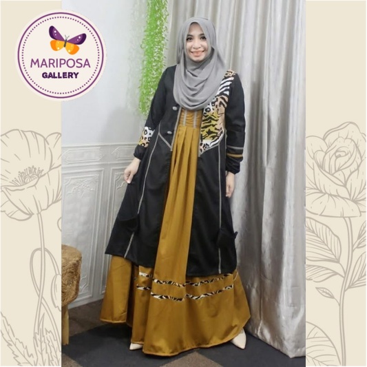 DEURA Busana Muslim Terbaru / Dress Deura / Gamis Deura Original / Setelan Gamis Deura 269 Original
