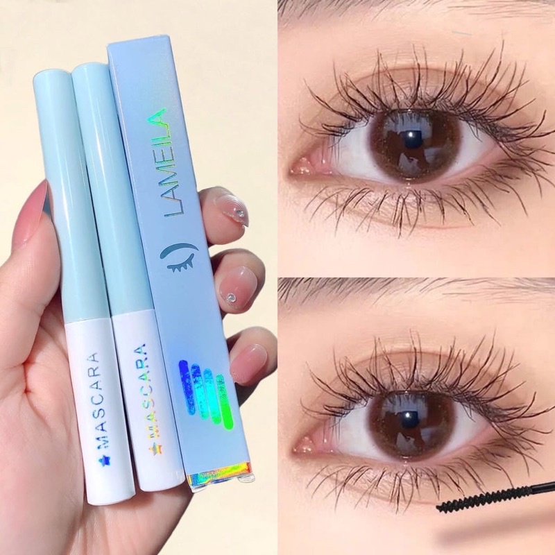 Lameila Maskara Biru 1037 Kuas Penebal Bulu Mata Mascara lameila waterpoof