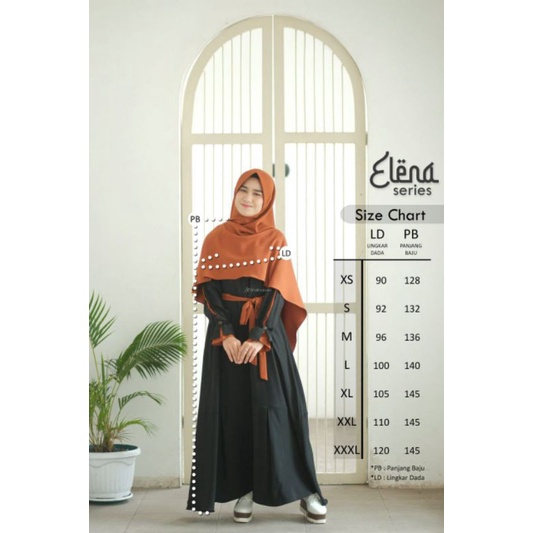 Elena Series by Shaliha.looks (gamis set khimar )| busui friendly