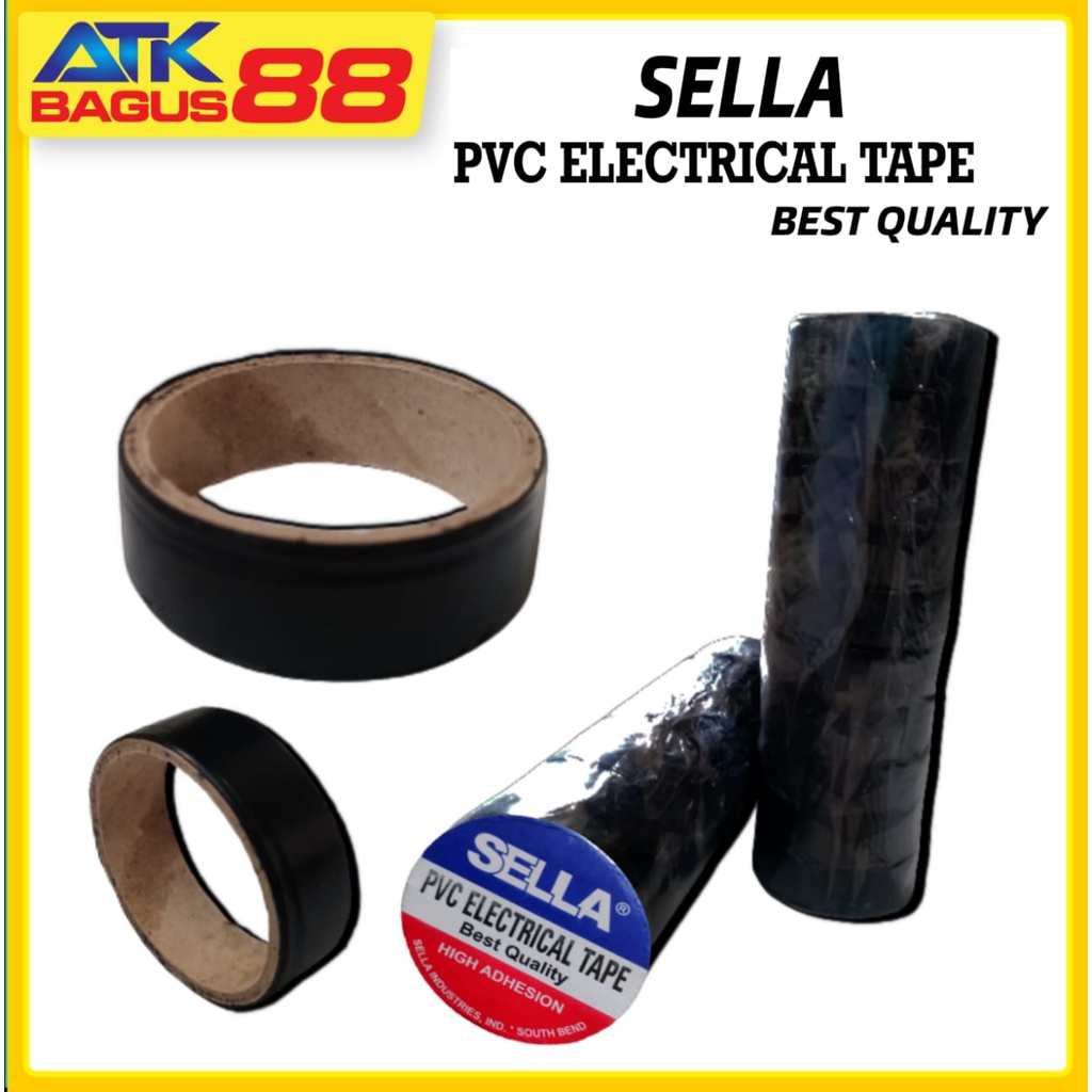 PVC ELECTRICAL TAPE Electrical Tape Solasi Kabel Hitam