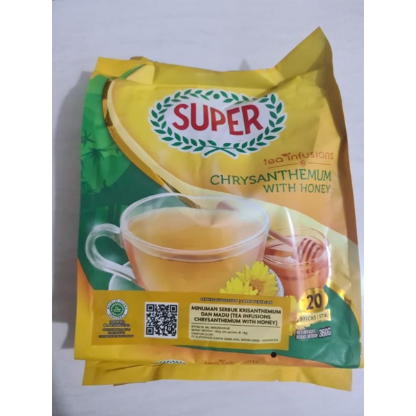 

super honeyed chrysanthemun drink isi 20 sachet