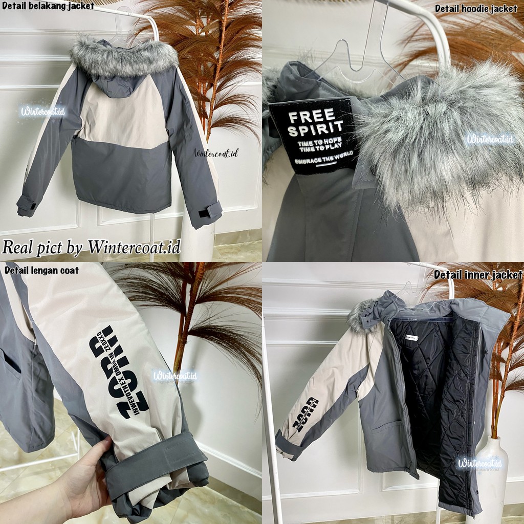 Winter coat pria wanita unisex carlos swag import mantel hangat musim dingin jumbo big size gunung