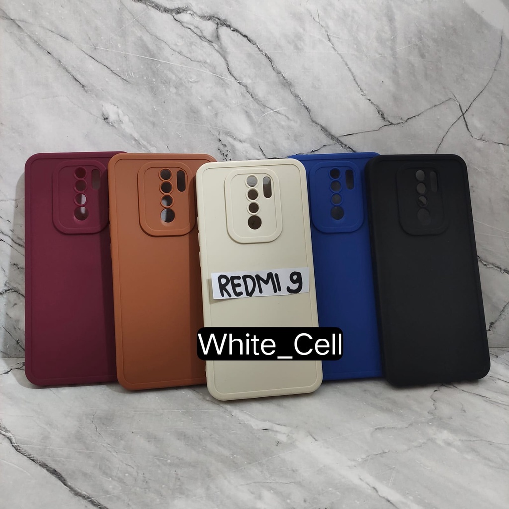 SoftCase ProCamera Silicon Matte Case Full Cover Redmi 10 Redmi 10 5G Redmi 6A Redmi 8 Redmi 9 9A 9C 9T White_Cell