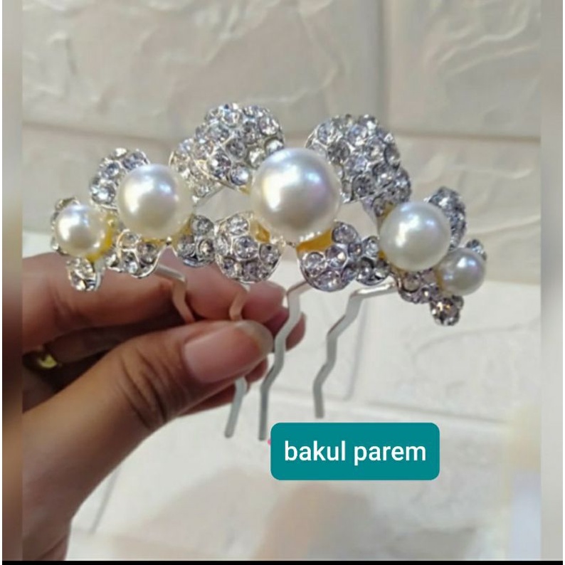 tusuk konde mutiara/hiasan sanggul modern