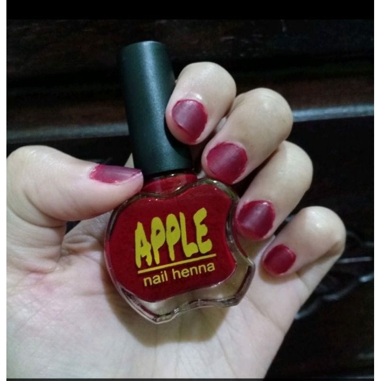 APPLE NAIL HENNA/HENNA MUSLIMAH/KUTEK HALAL