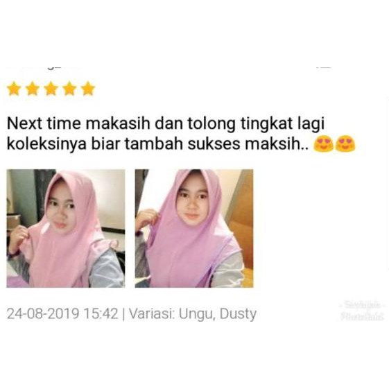 āā ☛zd✤ мā Khimar Rania / Khimar Bisban / Khimar Ceruty list 2 layer ღāā